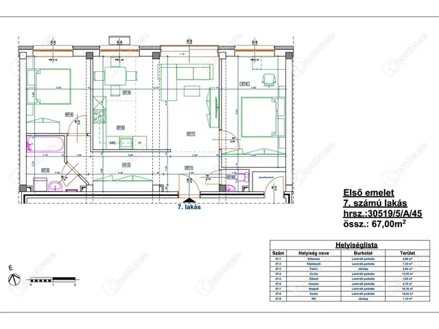Eladó lakás Miskolc, Diósgyőr 75 nm