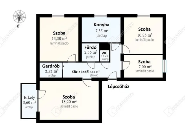 Eladó lakás Miskolc, Avas 73 nm