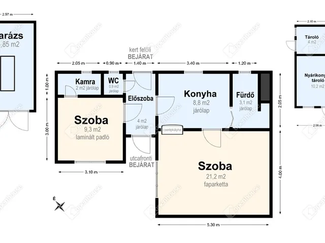 Eladó ház Miskolc, Pereces 49 nm