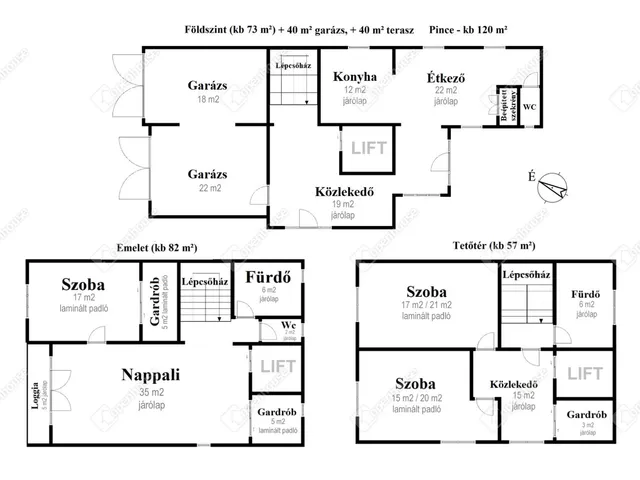 Eladó ház Felsőzsolca 230 nm