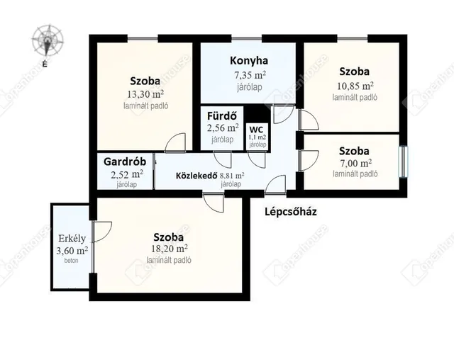 Eladó lakás Miskolc 73 nm