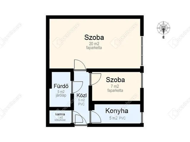 Eladó lakás Miskolc, Bulgárföld 43 nm