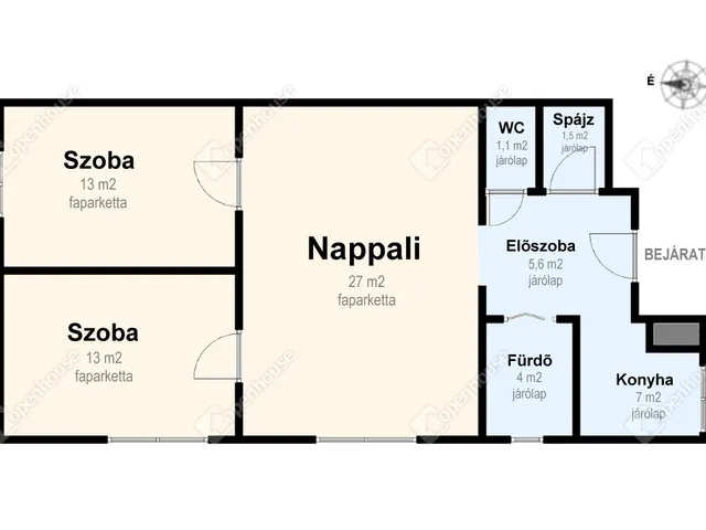 Eladó lakás Miskolc, Belváros 72 nm