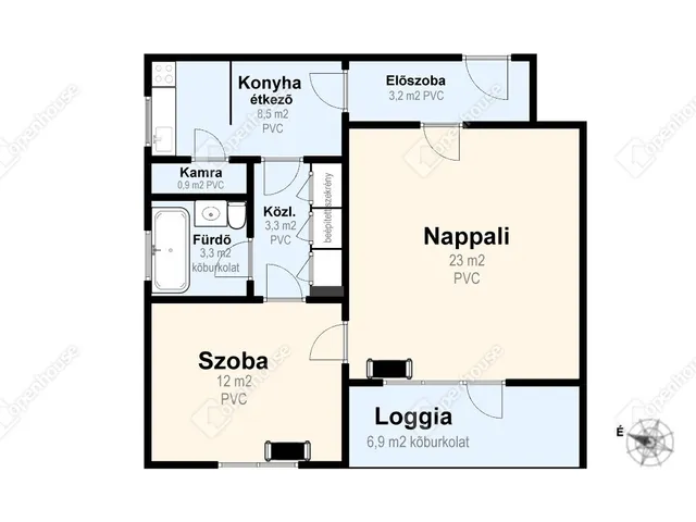 Eladó lakás Miskolc 57 nm