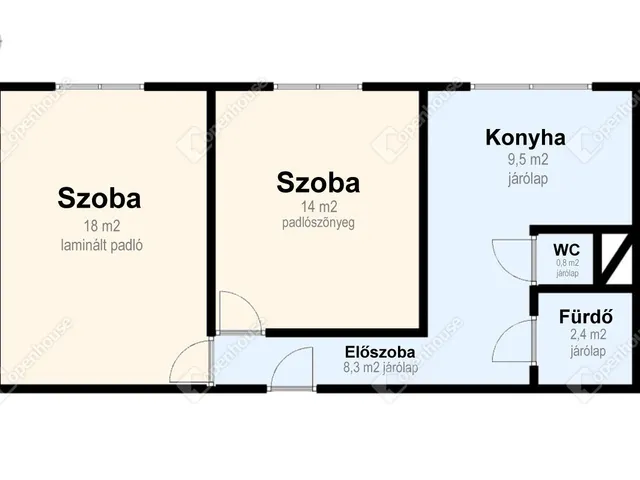 Eladó lakás Miskolc 53 nm