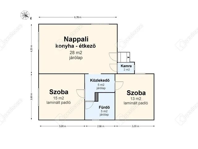 Eladó ház Boldva 68 nm