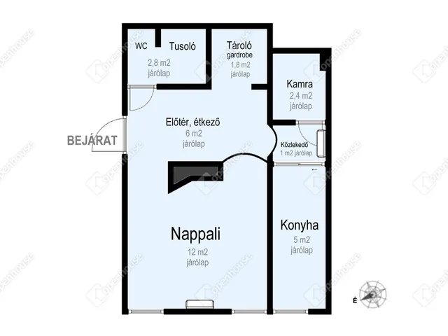 Eladó kereskedelmi és ipari ingatlan Sajószentpéter 31 nm