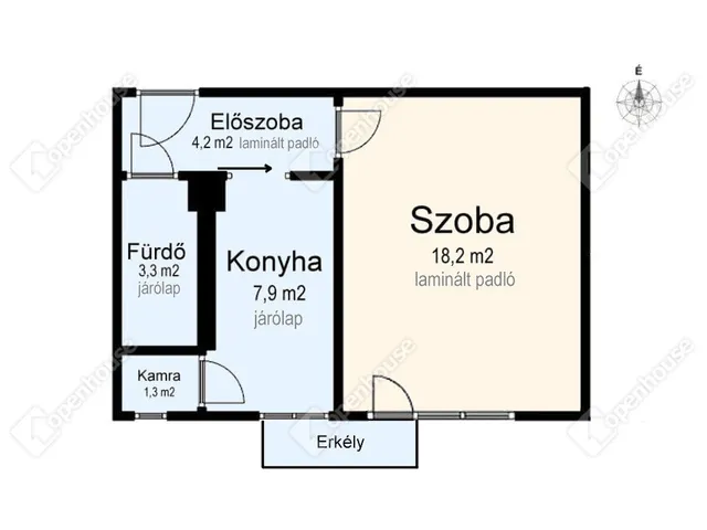 Eladó lakás Miskolc 37 nm