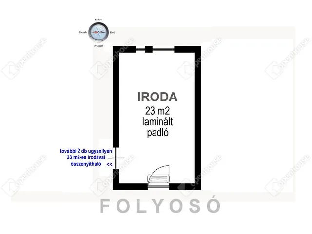 Kiadó kereskedelmi és ipari ingatlan Miskolc, Belváros 21 nm