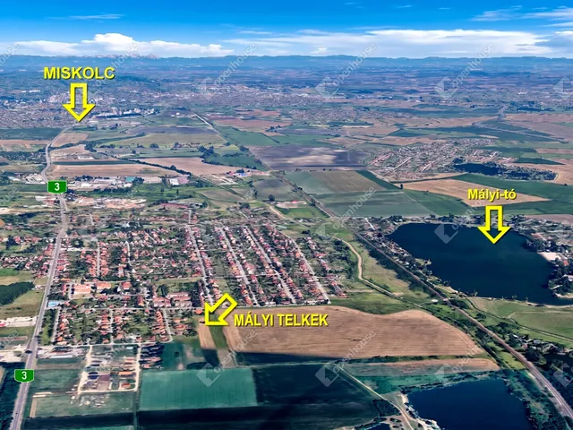 Eladó telek Mályi 1578 nm