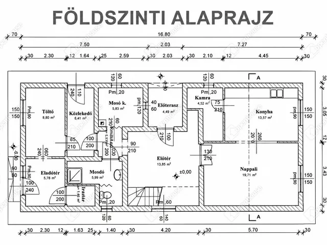 Eladó kereskedelmi és ipari ingatlan Miskolc 190 nm