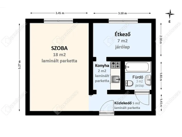 Eladó lakás Miskolc 35 nm