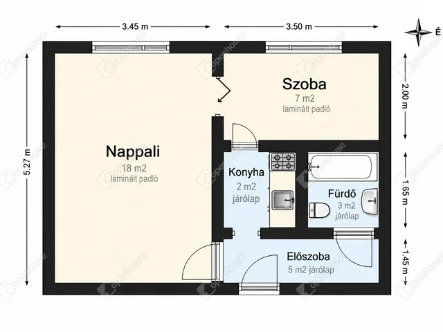 Eladó lakás Miskolc, Diósgyőr 35 nm