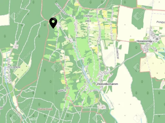 Eladó telek Homokkomárom 2970 nm