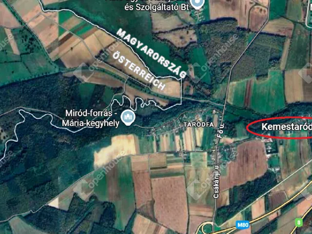 Eladó telek Kemestaródfa 1124 nm