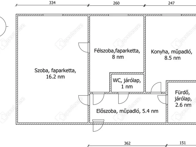 Eladó lakás Ajka 39 nm