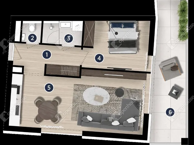 Eladó lakás Siófok 55 nm