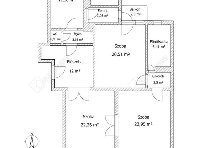 Eladó lakás Sopron, Belváros 111 nm