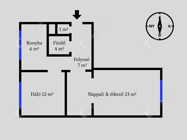 Eladó lakás Sopron, Belváros 53 nm