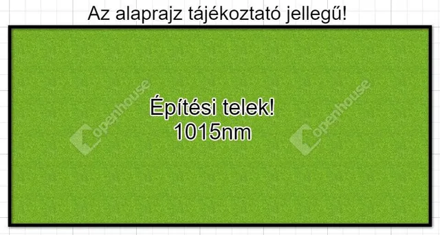 Eladó telek Ruzsa 1015 nm