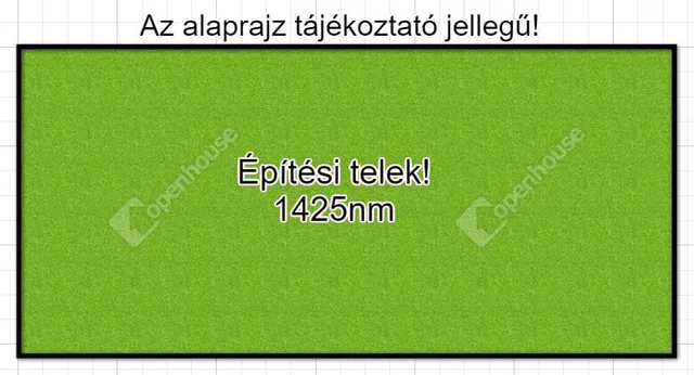 Eladó telek Ruzsa 1425 nm