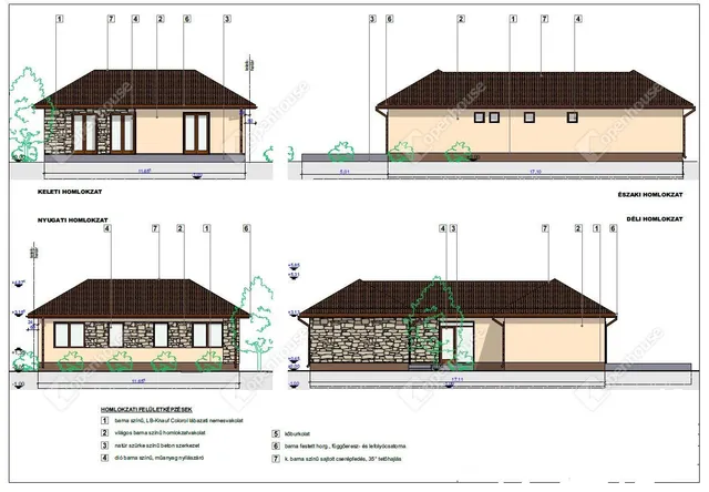 Eladó új építésű lakópark Mórahalom 92 nm