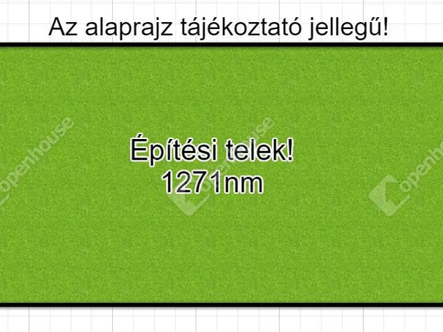 Eladó telek Ruzsa 1271 nm