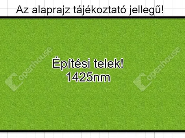 Eladó telek Ruzsa 1425 nm