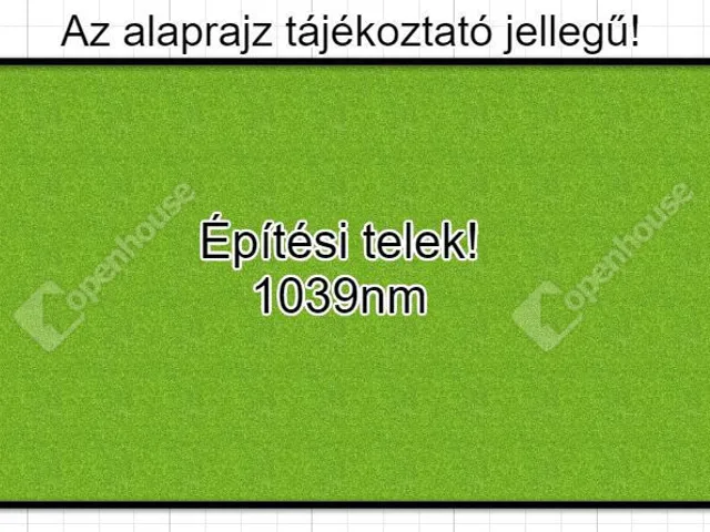 Eladó telek Ruzsa 1039 nm