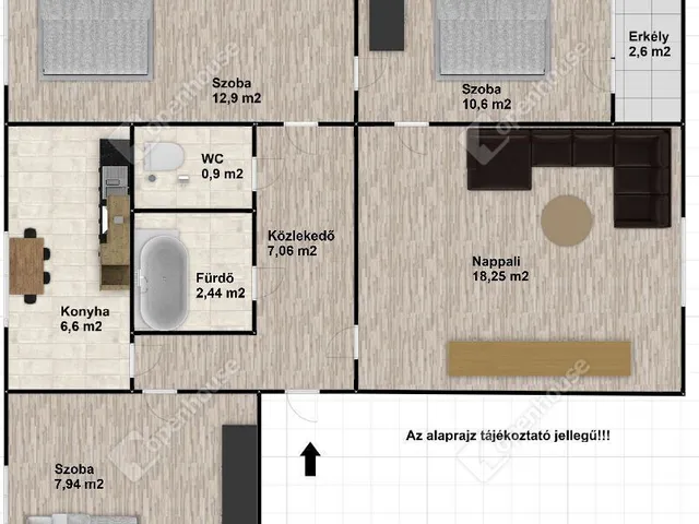 Eladó lakás Szeged, Tarján 68 nm