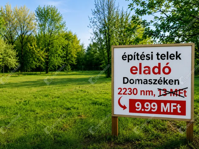 Eladó telek Domaszék 2230 nm