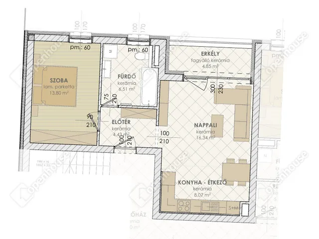 Eladó lakás Székesfehérvár, Belváros 52 nm