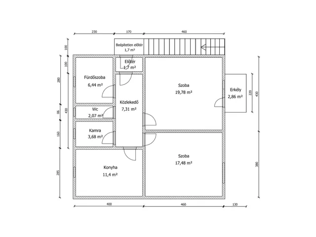 Eladó lakás Törökszentmiklós 73 nm