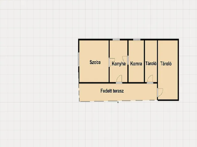 Eladó ház Tiszakürt 42 nm