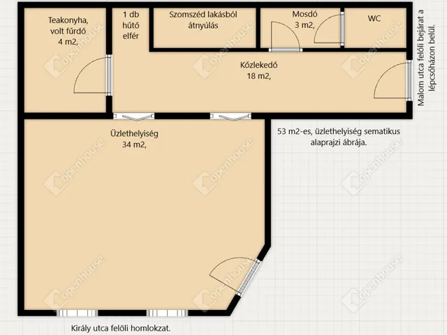 Eladó kereskedelmi és ipari ingatlan Szombathely 53 nm