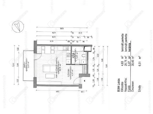 Kiadó lakás Tatabánya 36 nm