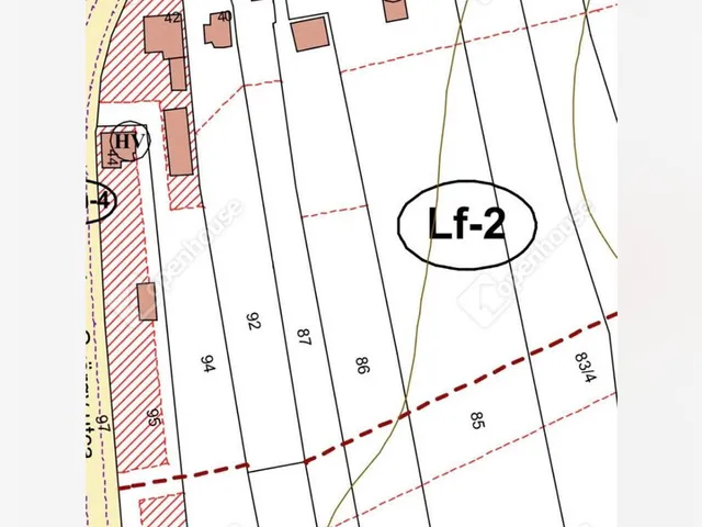 Eladó telek Csatár 1768 nm