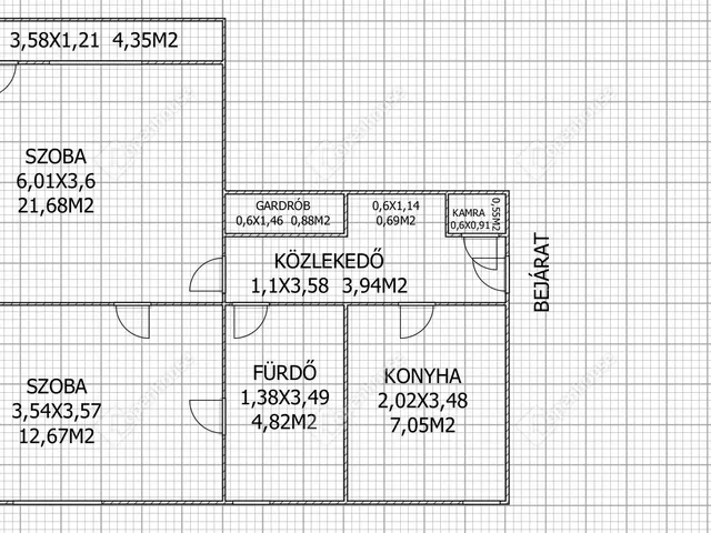 Eladó lakás Zalaegerszeg, Landorhegy 54 nm