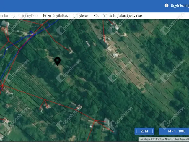 Eladó telek Zalaegerszeg, Botfa 1073 nm