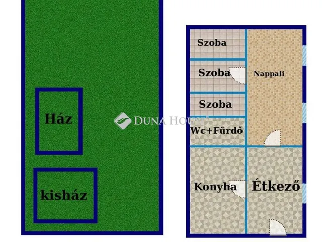 Eladó telek Mezőfalva, Diófa sor 1079 nm