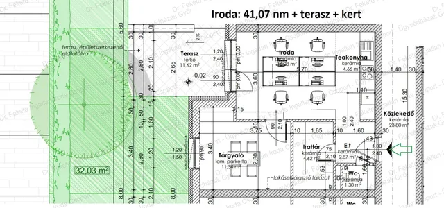 Eladó kereskedelmi és ipari ingatlan Győr, Szabadhegy 47 nm