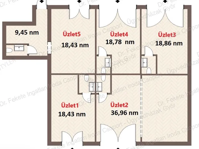 Eladó kereskedelmi és ipari ingatlan Győr, Marcalváros II. 19 nm