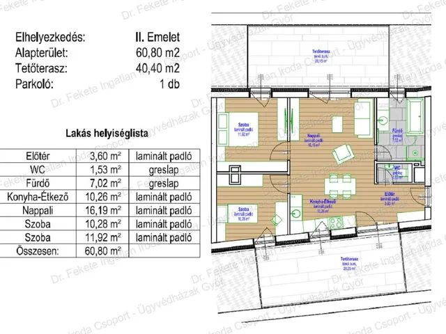 Eladó lakás Mosonmagyaróvár 81 nm