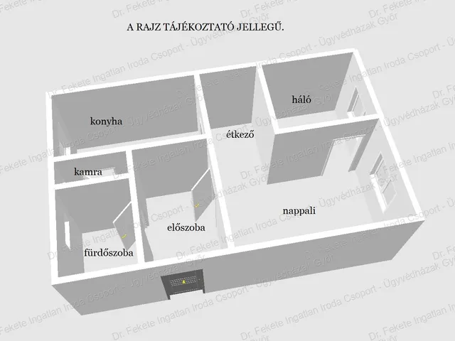 Eladó lakás Győr, Nádorváros 42 nm