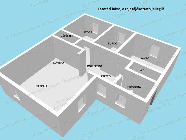 Eladó lakás Győr, Szabadhegy, József Attila 75 nm