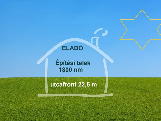 Eladó telek Koroncó 1800 nm