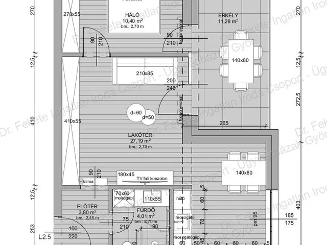 Eladó lakás Győr, Nádorváros, Szigethy A 50 nm