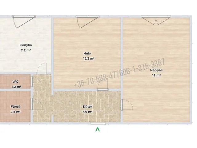 Eladó lakás Budapest XI. kerület, Albertfalva 49 nm