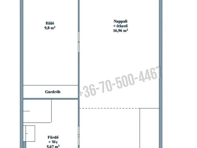 Eladó lakás Budapest XI. kerület, Albertfalva 39 nm