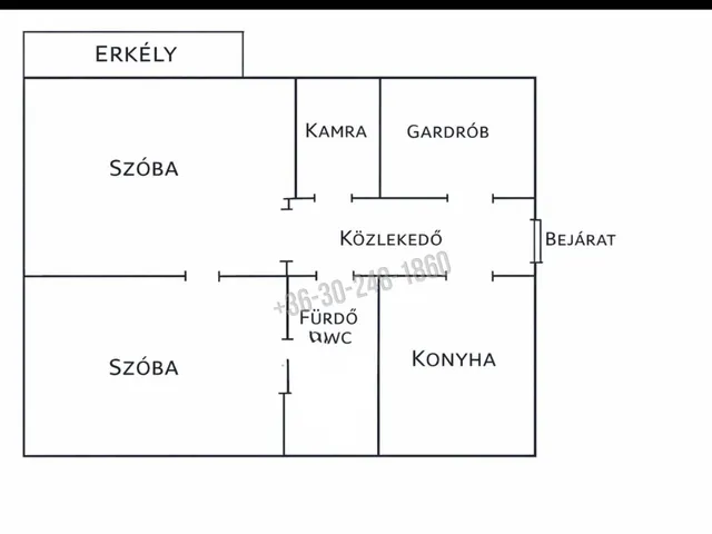 Eladó lakás Nyíregyháza, Érkert 55 nm